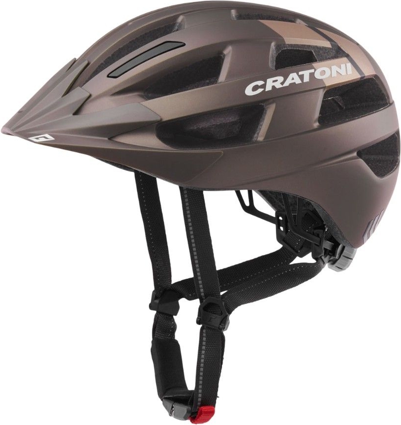 Cratoni Velo-x - Brown metallic matt - Str. M-L (56-60 cm) - Cykelhjelm