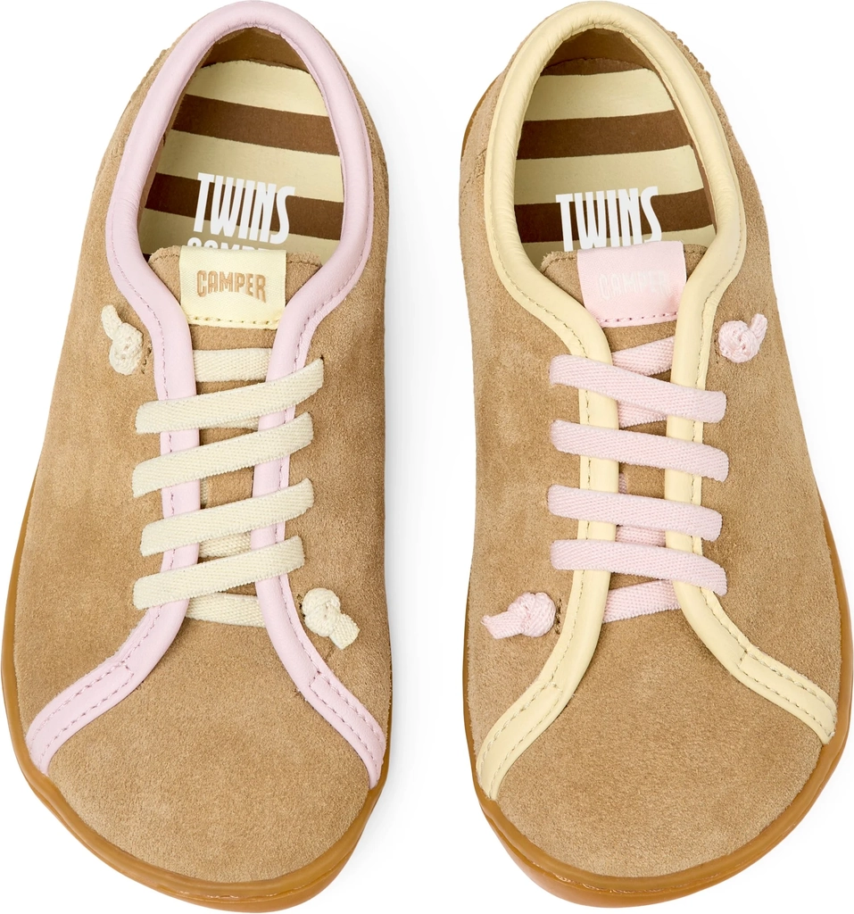Camper Peu Cami Kids Kvinde Rug Oat,Sella Flora,Sella Gelato/path Ry Abeja Sko Str 25 - hos Magasin