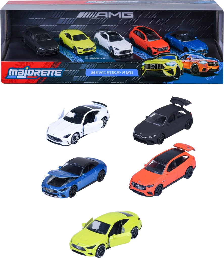 Majorette– Mercedes-AMG 5 dele gavepakke