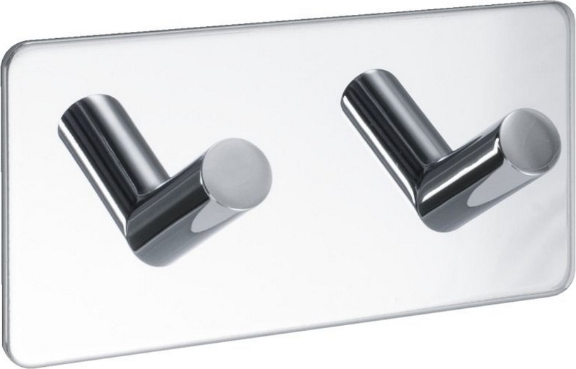 Beslag Design - Base 200 - 2 krokar - Krom