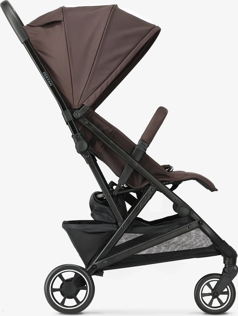 luxe easy v2 lichtgewicht buggy - chocolate