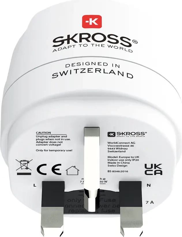 Skross Europa UK Rejseadapter 2012207