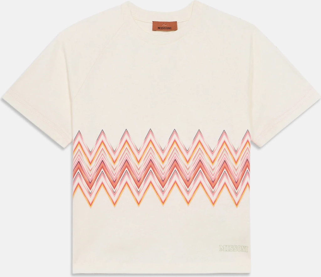 t-shirts print - ivory/multi-coloured