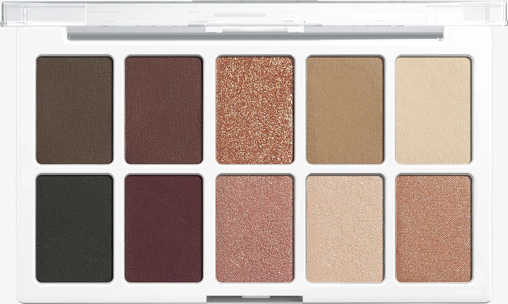 color icon 10-pan palette - øjenskyggepalette - nude awakening