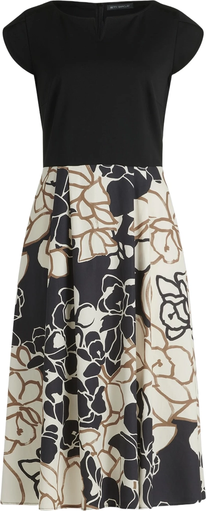 Betty Barclay Kleid Lang Baumwo Kvinde Sand Lange Kjoler Str 44 - Nylon hos Magasin