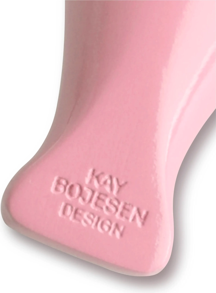 Kay Bojesen Nøglering - Fugl - H 6 cm - Læder/egetræ - Guldfarvet