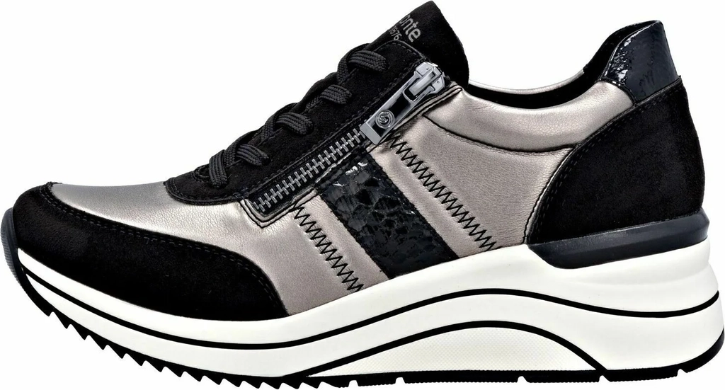 sneakers - schwarz altsilber schwarz black