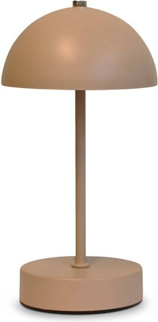 Bordlampe beige opladeligt med touch H25,5 cm
