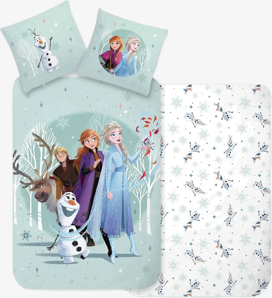 bed linen senior frozen 4204 - 140x200, 70x90 cm - sengesæt