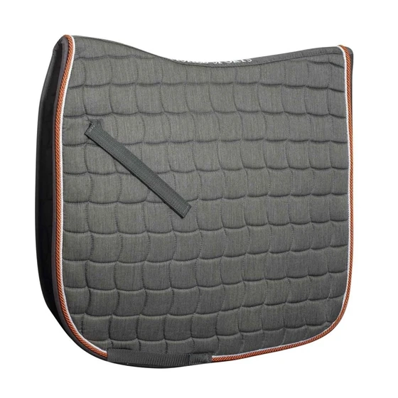 Schockemöhle Schockemohle Dynamite DL, Dressurunderlag med logo Grey Melange/Orange unisex