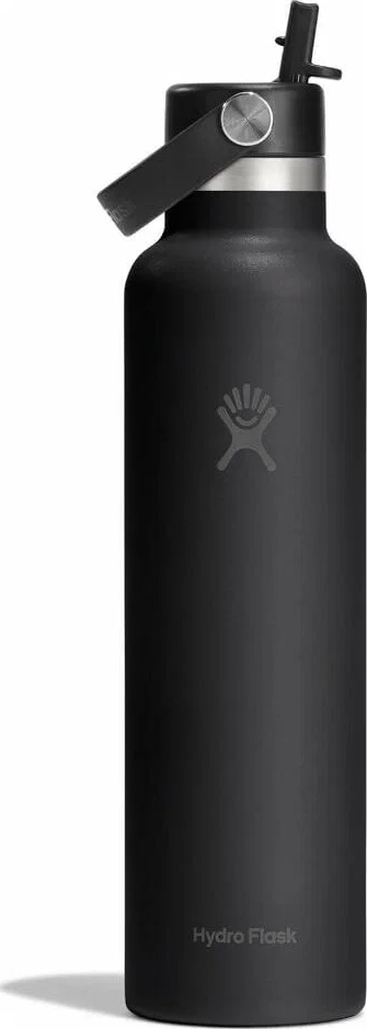 Hydro Flask 621ml Standard Flex Straw Cap Black Drikkedunk