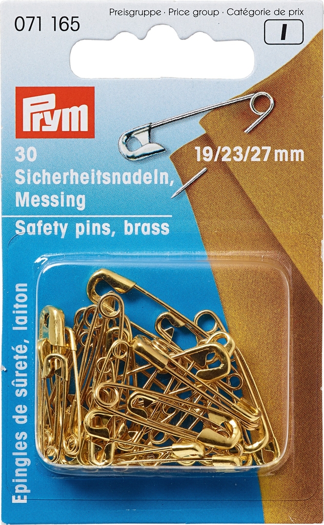 Prym Säkerhetsnål sort. 19-27 mm 30 st
