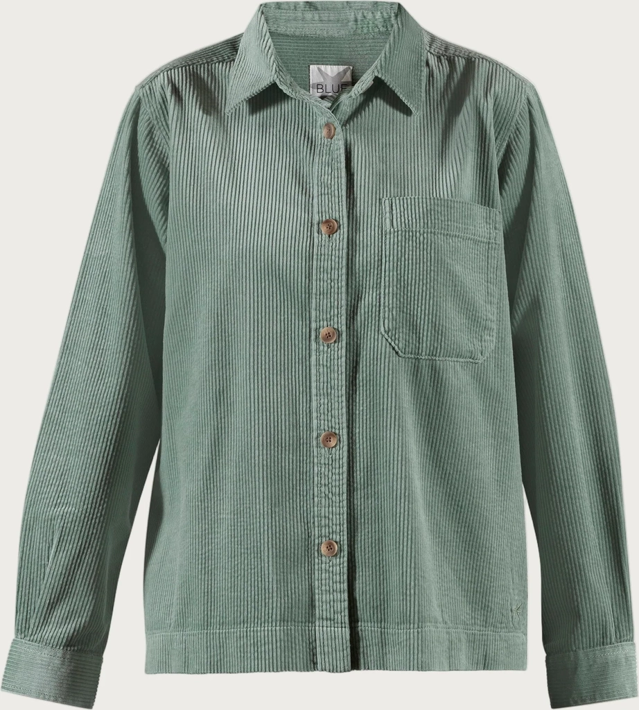 gas corduroy shirt - dusty green