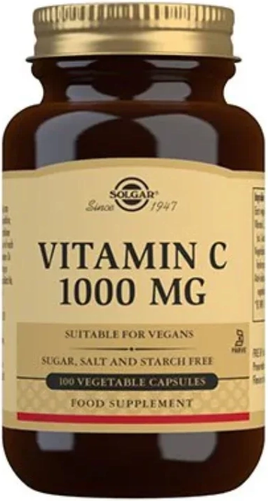 Solgar Vitamin C 1000mg (100 kap) - Kosttilskud