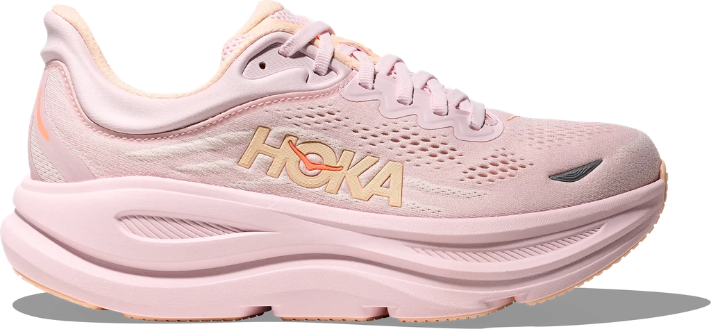 Hoka Bondi 9 Lilac Cream Tangerine Glow