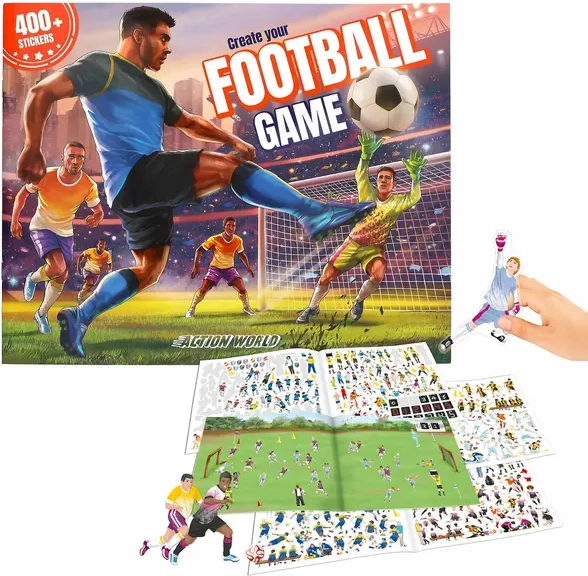 Creative Studio Create Your Football Game Pysselbok