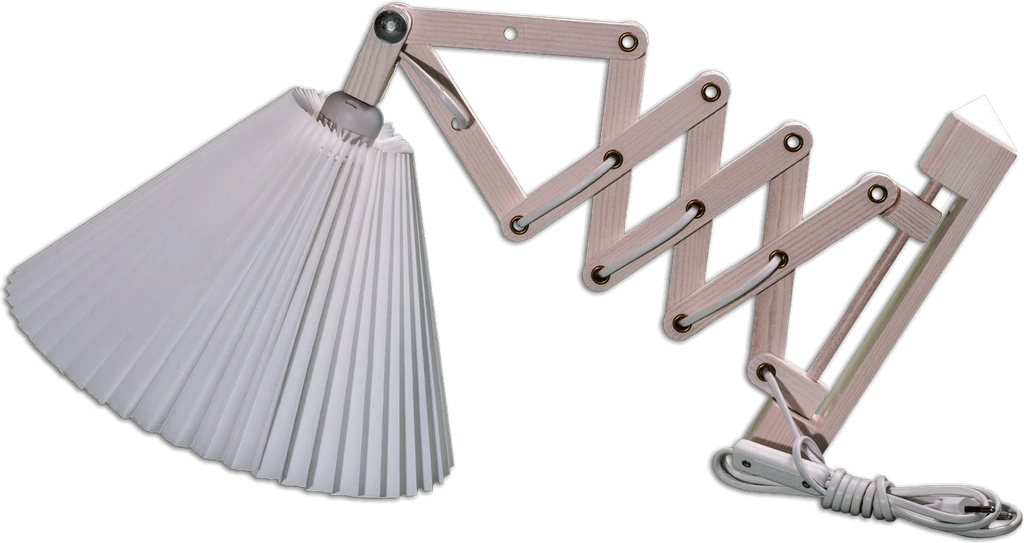 sakselampe lys / pvc hvid