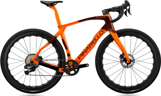pinarello grevil grx di2 1x12s stone orange