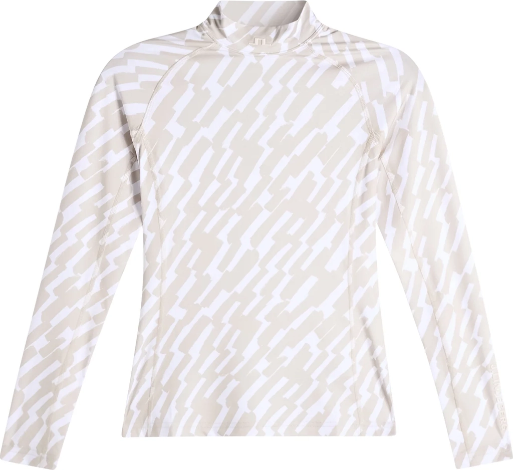ella print compression top / oak island fossil m