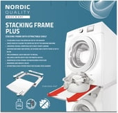 Stabelramme Plus, hvid