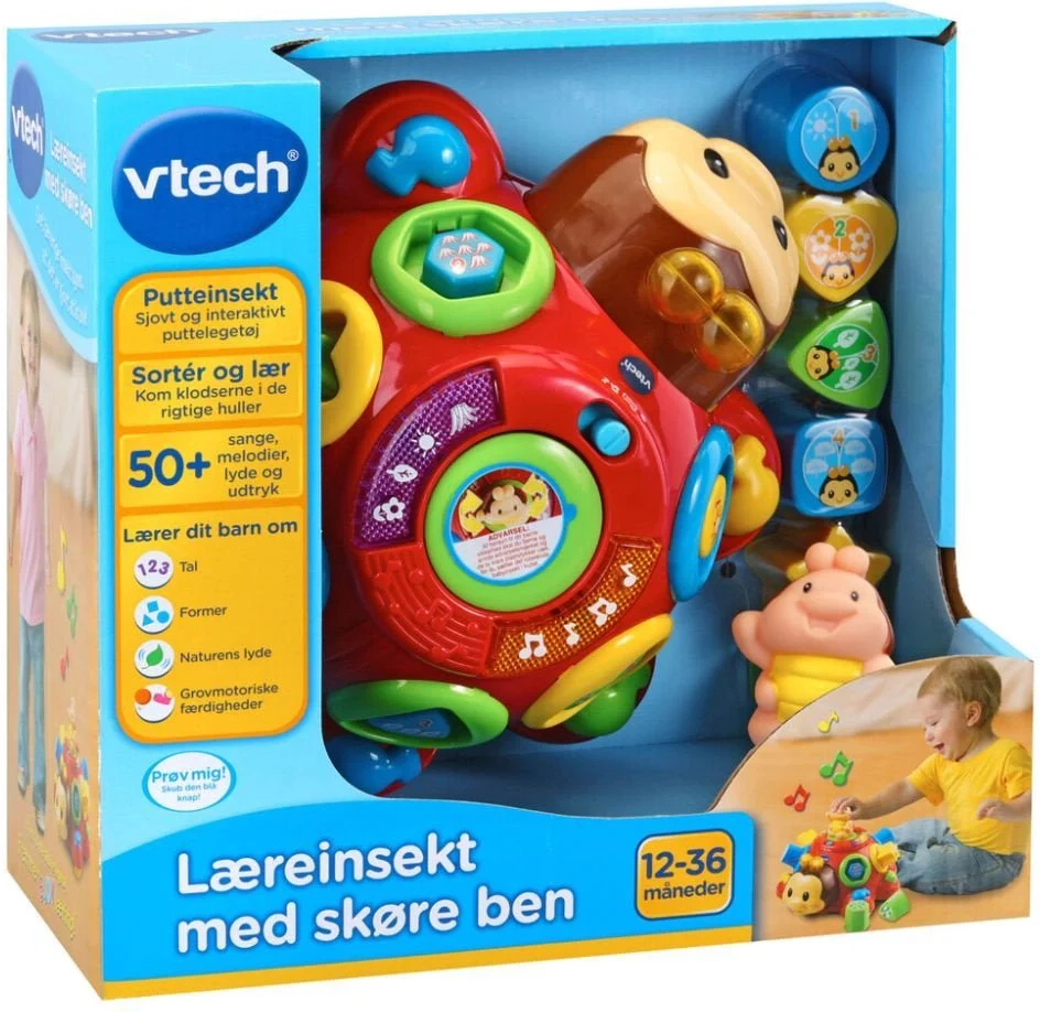 Vtech - Trækdyr Putteinsekt - Dansk Tale