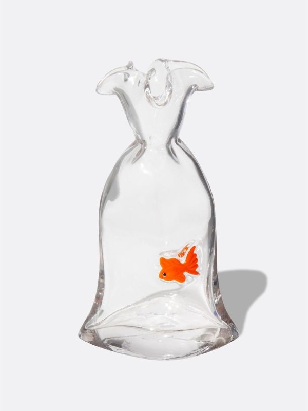 doiy - vase - goldfish