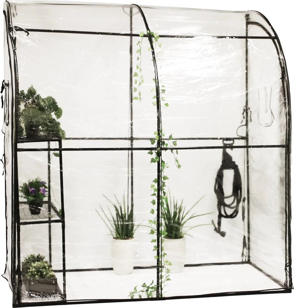 hortus vægdrivhus plast 215x100x200 cm