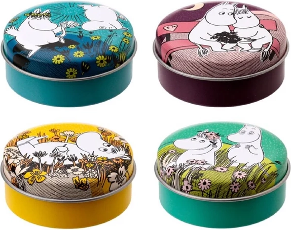moomin lip balm in a tin 4 colours