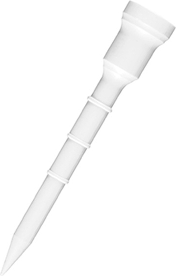 lignum tees 82 mm 12 pack white