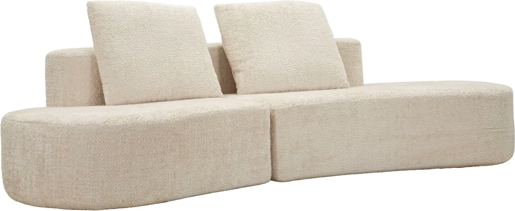 Mauro Ferretti Island White Sofa 238 x 92 x 78 cm Sofa 2 personers, 3 personers