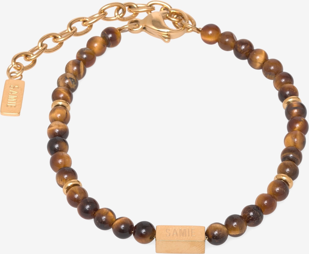 neo - bracelet with brown pearls - armbånd