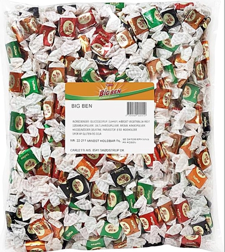carletti big ben mix karameller 1,5 kg.