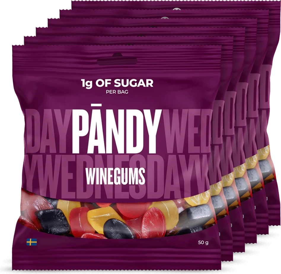 pändy candy winegums - 6x50g.