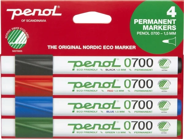Märkpenna PENOL 0-700 perm 1,5mm 4/fp
