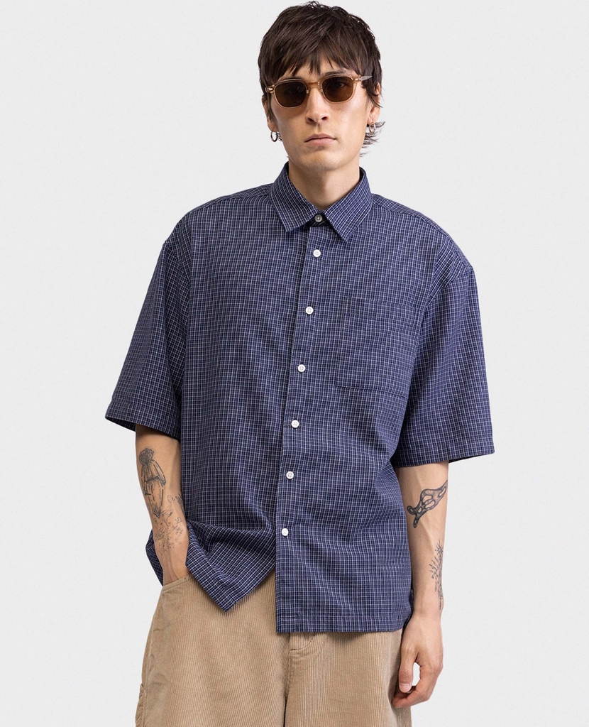 Rebel Rrmagnus Shirt Skjorter Til Mænd - Navy Blazer