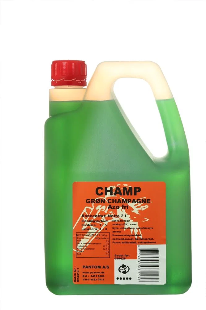 slush ice grøn champagne 2 l