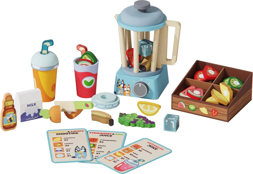 Bluey Smoothie Sæt Juice Bar 24 Dele