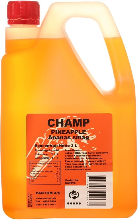 champ slushice pineapple, 2l
