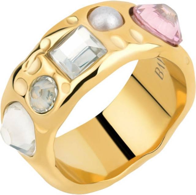 BAY Pastel Ring Forgyldt Stål Plaza