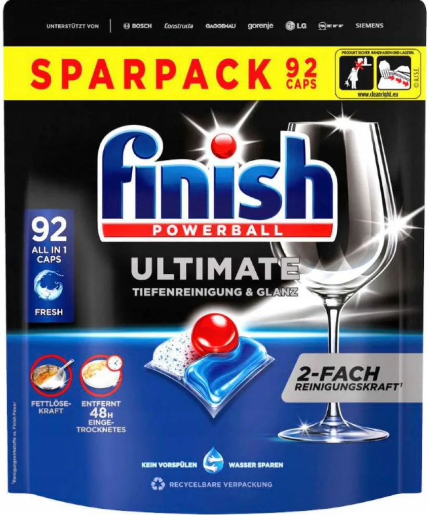 finish ultimate original opvasketabs 92 stk