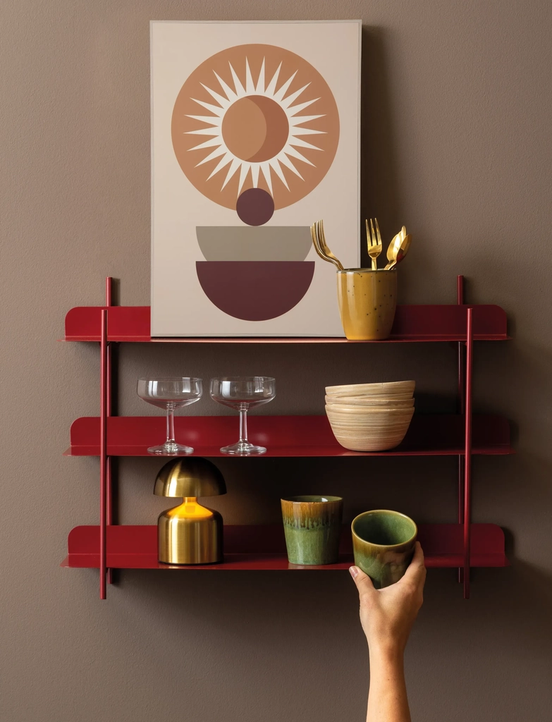 wall rack riqueza tres - hylder