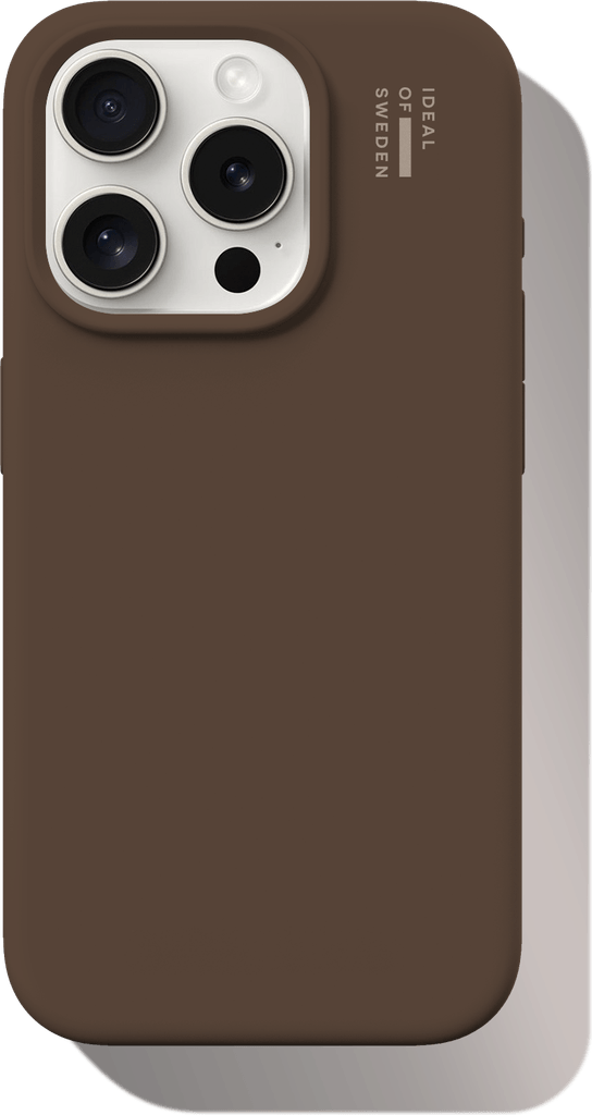 silicone case magsafe iphone 16 pro mocha mousse