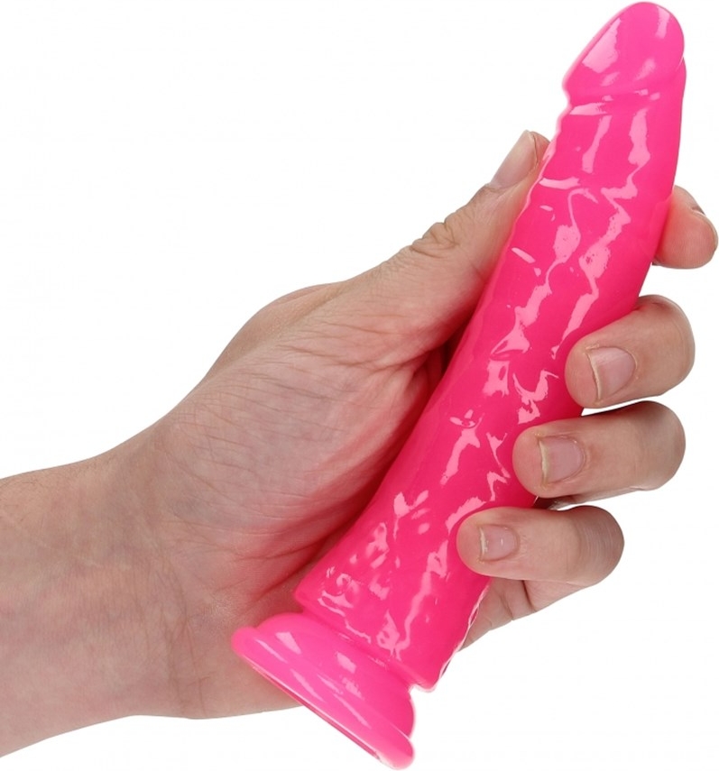 Glow in the Dark - Realistisk Dildo med Sugekop 15,5 cm