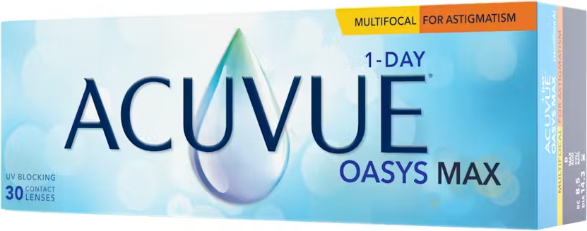 1-day ACUVUE® Oasys Max multifocal for astigmatism Endagslinser