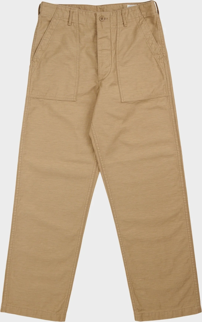 fatigue pants sand beige – dr. adams