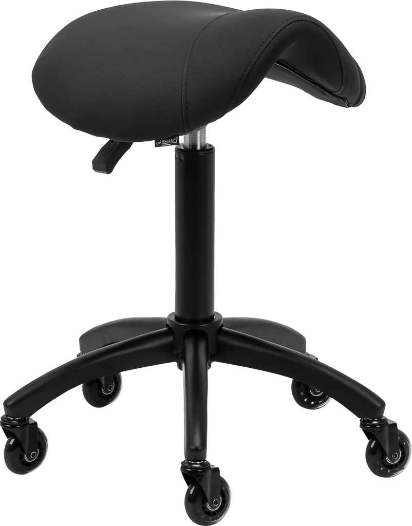 ActiveShop Hairdressing Stool D032 Black Sadelstol