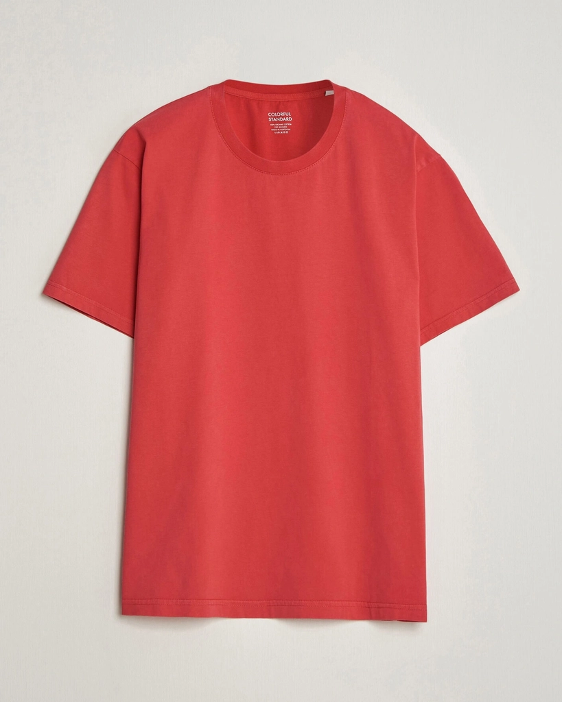 classic organic t-shirt faded red