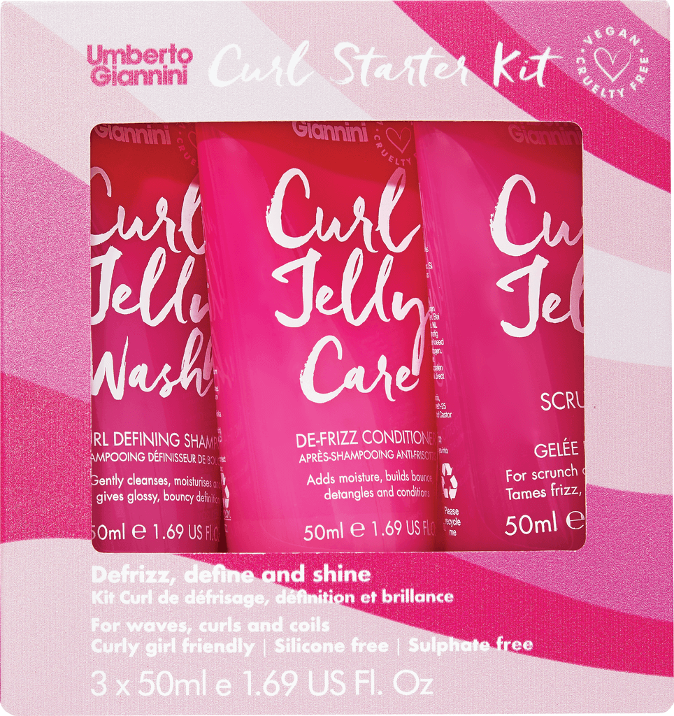 umberto giannini curl jelly starter kit, 1 sett
