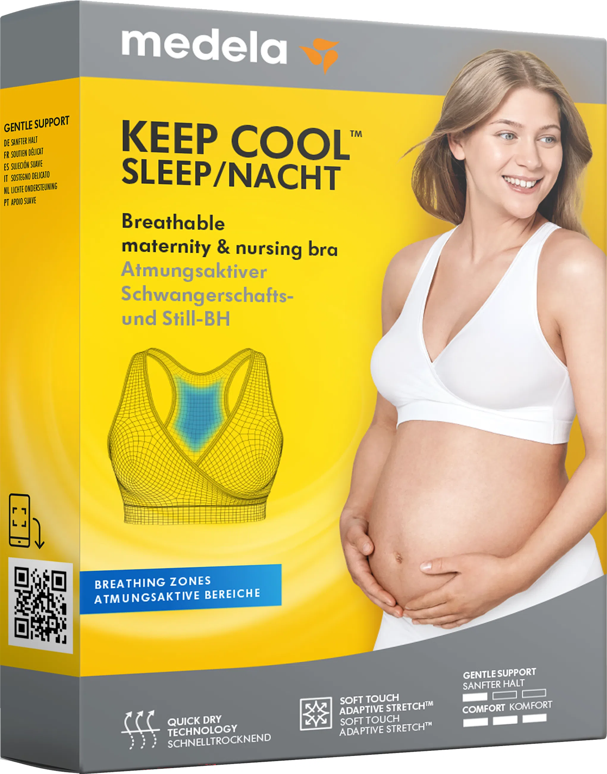 medela keep cool natt-bh svart m
