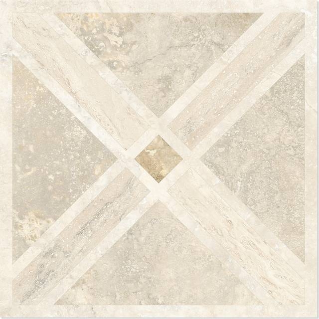 Hill Ceramic Sant’Agostino Klinker Invictus Cross Deco Polerad 60x60 cm